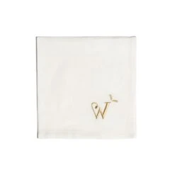Tovagliolo Lettera W