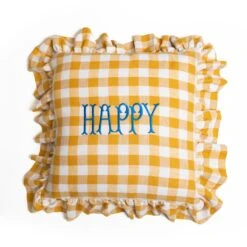 Copricuscino Con Imbottitura Happy