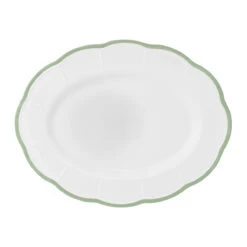 Piatto Portata Ovale Verde