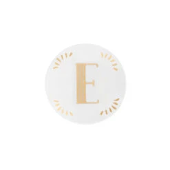 Piattino Lettera E