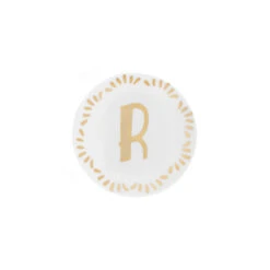 Piattino Lettera R