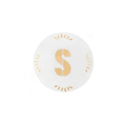Piattino Lettera S