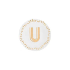 Piattino Lettera U