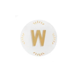 Piattino Lettera W