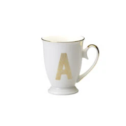 Mug Lettera A 11 Ø 8,7 Cm