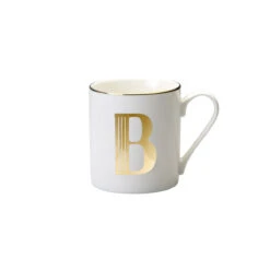 Mug Lettera B H 9,3 Ø 8,6 Cm
